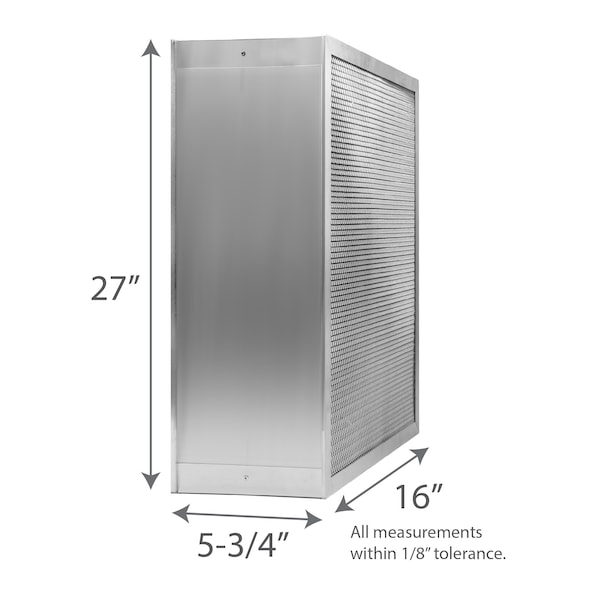 Air-Care 16"x27"x6"Wide Body Washable Permanent Furnace Filters - ESS16276