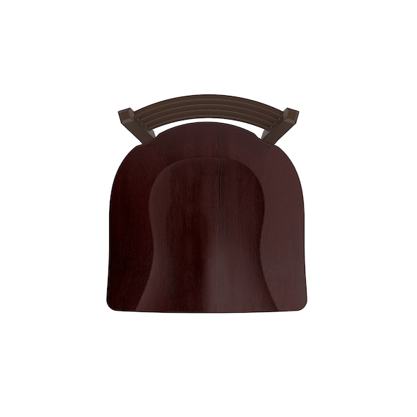 Holland Bar Stool Co 30" Swivel Bar Stool, Bronze Finish, Dark Cherry Maple Seat - 41030BZDCMPL