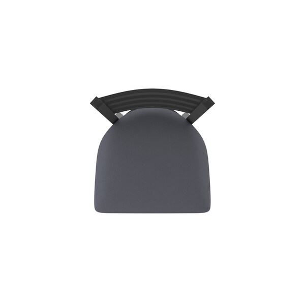 Holland Bar Stool Co 30" Stationary Bar Stool, Black Wrinkle, Canter Storm Seat - 40030BW004