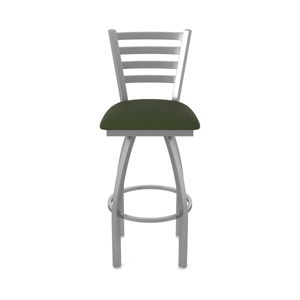 Holland Bar Stool Co 410 Jackie Stainless Steel 36in Swivel Bar Stool with Canter Pine Seat - 41036SS010