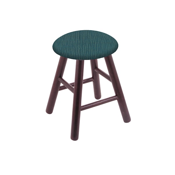 Holland Bar Stool Co Oak Vanity Stool, Medium Finish, Canter Espresso Seat - RC18OSDC022