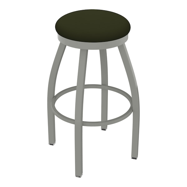 Holland Bar Stool Co 30" Swivel Bar Stool, Nickel Finish, Canter Pine Seat - 80230AN010