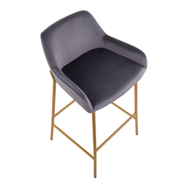 Lumisource Daniella Fixed-Height Bar Stool - Set of 2 PR - B30-DNLA2 AUVSV2