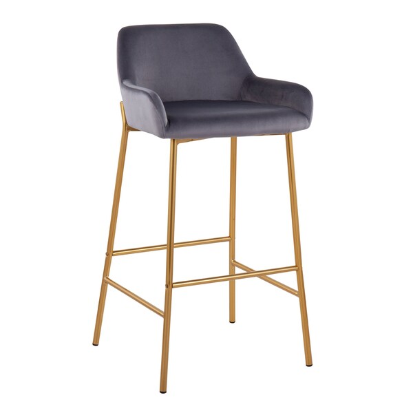 Lumisource Daniella Fixed-Height Bar Stool - Set of 2 PR - B30-DNLA2 AUVSV2