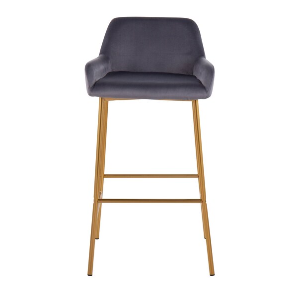 Lumisource Daniella Fixed-Height Bar Stool - Set of 2 PR - B30-DNLA2 AUVSV2
