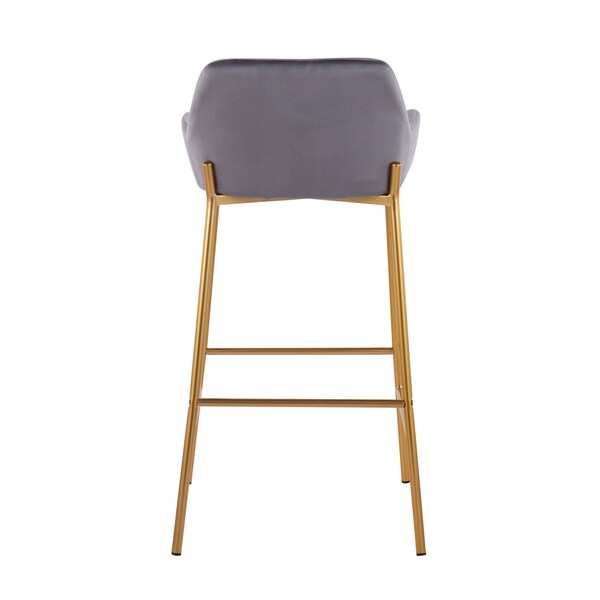 Lumisource Daniella Fixed-Height Bar Stool - Set of 2 PR - B30-DNLA2 AUVSV2