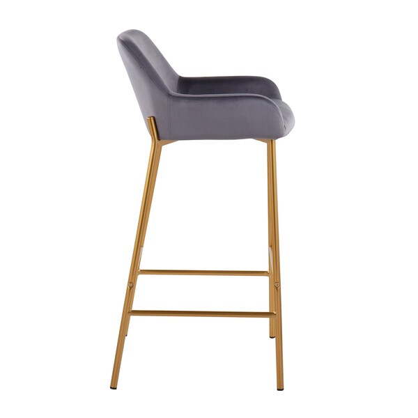 Lumisource Daniella Fixed-Height Bar Stool - Set of 2 PR - B30-DNLA2 AUVSV2