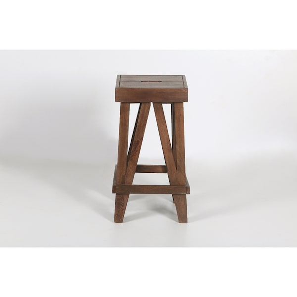 Alaterre Furniture Brookside 26"H Industrial Wood Counter-Height Stool - AWBS2170