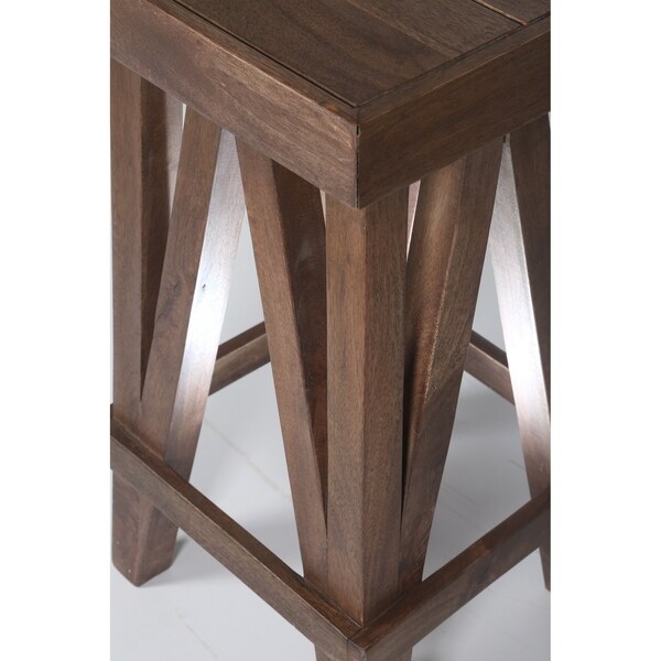 Alaterre Furniture Brookside 26"H Industrial Wood Counter-Height Stool - AWBS2170