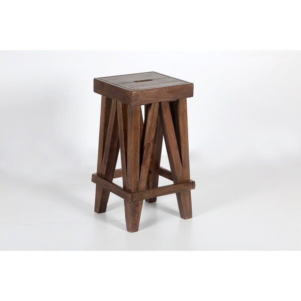 Alaterre Furniture Brookside 26"H Industrial Wood Counter-Height Stool - AWBS2170