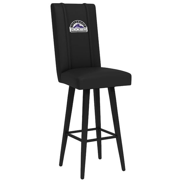 Dreamseat Swivel Bar Stool 2000 with Colorado Rockies Logo - XZ2000BSSBLK-PSMLB20080