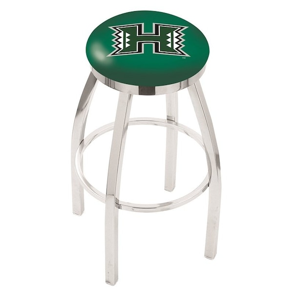 Holland Bar Stool Co 30" Chrome Hawaii Swivel Bar Stool, Accent Ring - L8C2C30HAWAII
