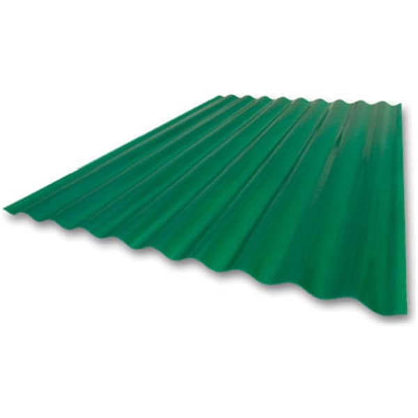 Crane Composites C25SF.339 26 in. x 10 ft. Super 600 Heavy Duty Fiberglass Panel - Green, 10PK - 669893