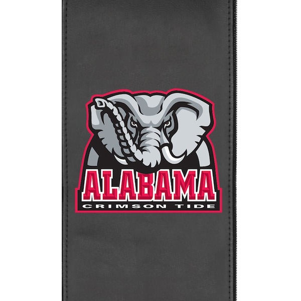 Dreamseat Bar Stool 500 with Alabama Crimson Tide Elephant Logo, 2PK - XZ500BSDBLK-PSCOL12074A