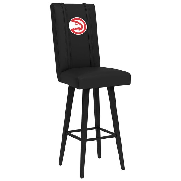 Dreamseat Swivel Bar Stool 2000 with Atlanta Hawks Logo - XZ2000BSSBLK-PSNBA30001