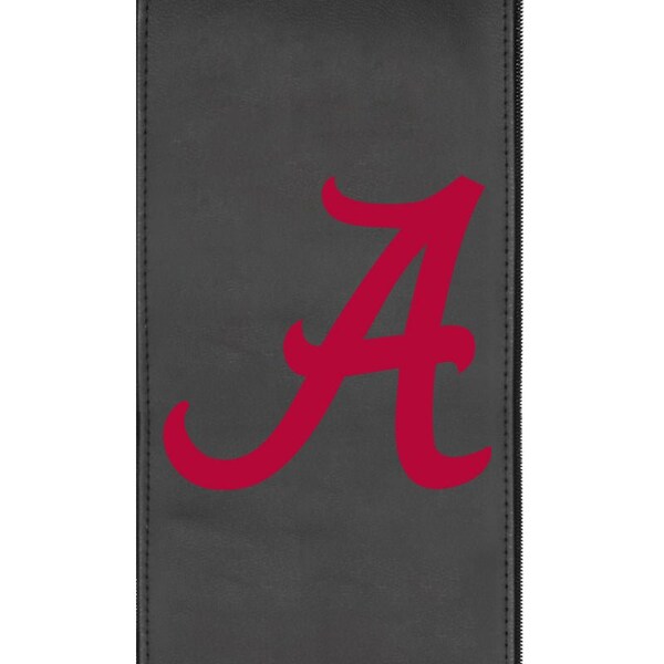 Dreamseat Bar Stool 500 with Alabama Crimson Tide Red A Logo, 2PK - XZ500BSDBLK-PSCOL12071A