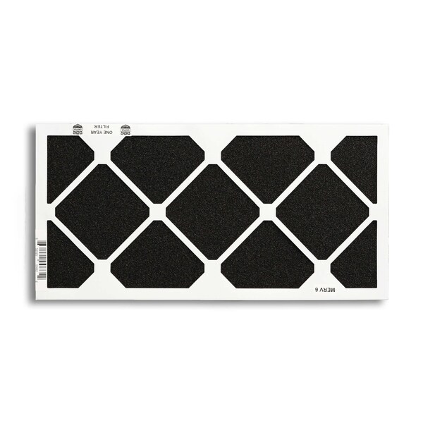 Castle Filters 12x24x1 Castle Super Flow MERV 6 HVAC One Year Air Filter - 1-1224M6