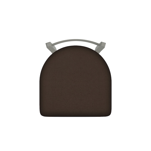 Holland Bar Stool Co 30" Low Back Swivel Bar Stool, Nickel Finish, Rein Coffee Seat - 82130AN025