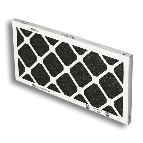 Castle Filters 10x20x1 Castle Super Flow MERV 6 HVAC One Year Air Filter - 1-1020M6