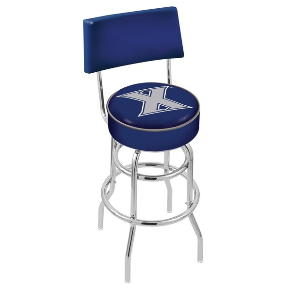 Holland Bar Stool Co 30" Chrome 2-Ring Xavier Swivel Bar Stool, Back - L7C430XAVIER