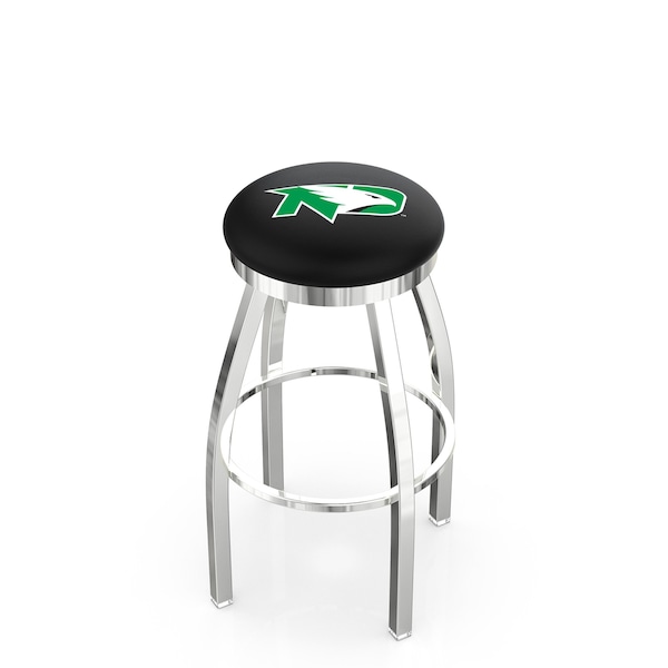 Holland Bar Stool Co 30" Chrome North Dakota Swivel Bar Stool, Accent Ring - L8C2C30NORDAK