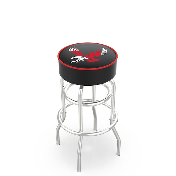 Holland Bar Stool Co 30" Eastern Washington Cushion Seat, 2-Ring Chrome Swivel Bar Stool - L7C130EASTWA