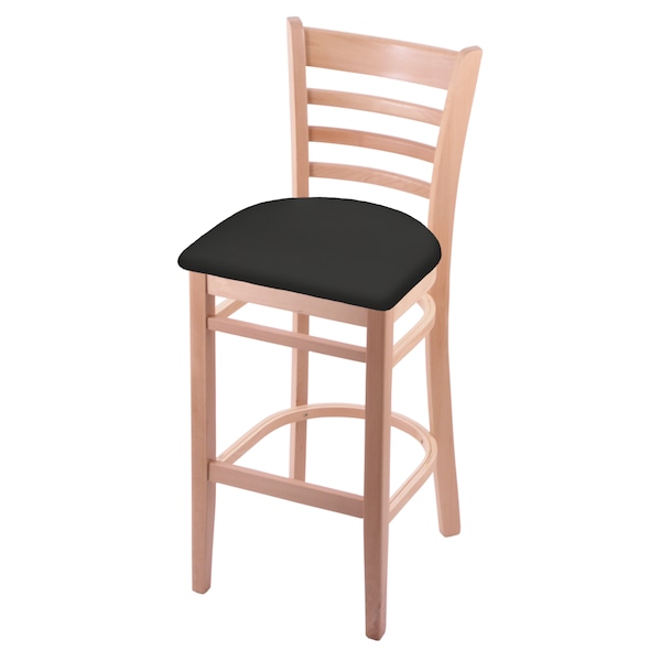 Holland Bar Stool Co 30" Bar Stool, Natural Finish, Canter Iron Seat - 314030NAT008