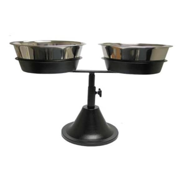 Qt Dog QT Dog 3074 3 Qt Double Adjustable Barstool Diner - 3074