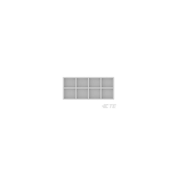 Te Connectivity 8 P FASTIN-ON HOUSING REC PA66 NAT - 626229