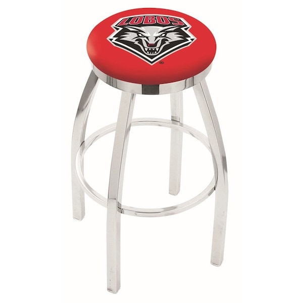 Holland Bar Stool Co 25" Chrome New Mexico Swivel Bar Stool, Accent Ring - L8C2C25NEWMEX