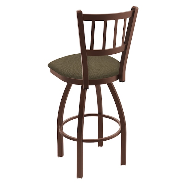 Holland Bar Stool Co 30" Swivel Bar Stool, Bronze Finish, Graph Cork Seat - 81030BZ017