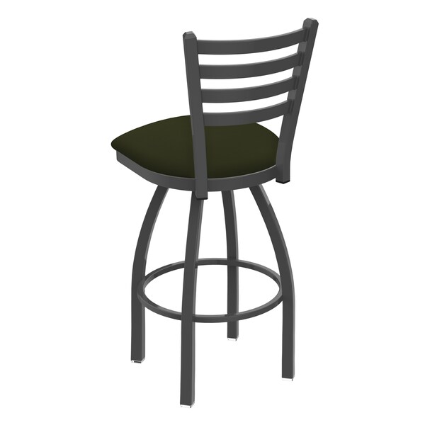 Holland Bar Stool Co 30" Swivel Bar Stool, Pewter Finish, Canter Pine Seat - 41030PW010