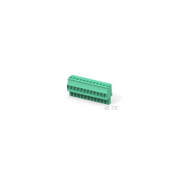 Te Connectivity Str Plug  3.5mm  Green  RH  12 - 1-1986370-2