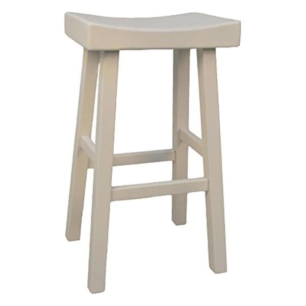 Carolina Cottage 30 in. Colborn Bar Stool, Antique White - 548-30MW