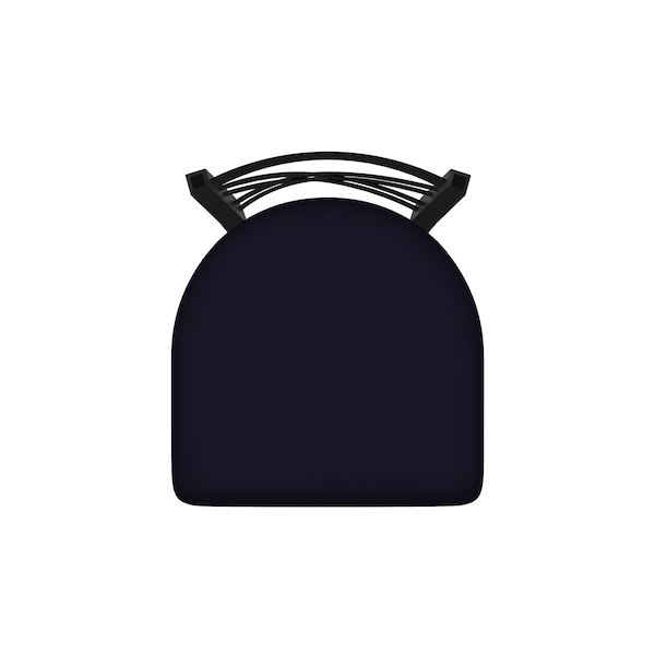 Holland Bar Stool Co 30" Swivel Bar Stool, Black Wrinkle, Canter Twilight Seat - 82030BW002