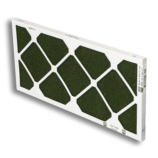 Castle Filters 12x24x1 Castle High Flow MERV 8 HVAC One-Year Air Filter - 1-1224