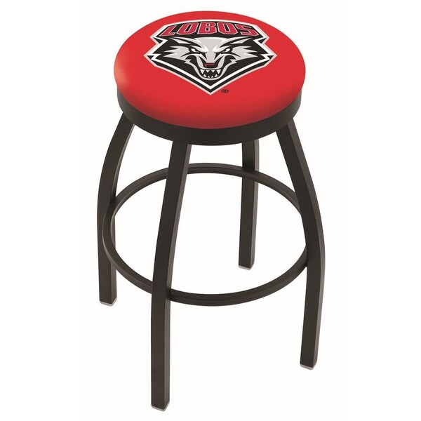 Holland Bar Stool Co 30" Blk Wrinkle New Mexico Swivel Bar Stool, Accent Ring - L8B2B30NEWMEX