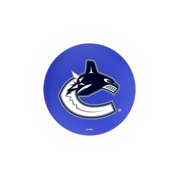 Holland Bar Stool Co 25" Chrome Vancouver Canucks Swivel Bar Stool, Accent Ring - L8C2C25VANCAN