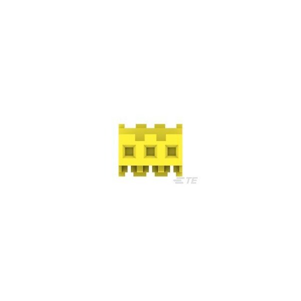 Te Connectivity Headers & Wire Housings Feed Thru Wo Tab 3P L.R. Yellow 20 Awg - 3-640600-3