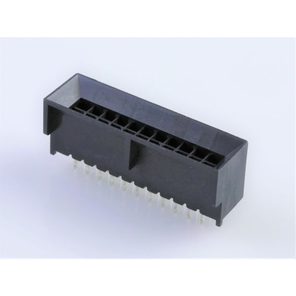 Molex Rectangular Power Connector, 22 Contact(S), Male, Solder Terminal, Receptacle - 444322203