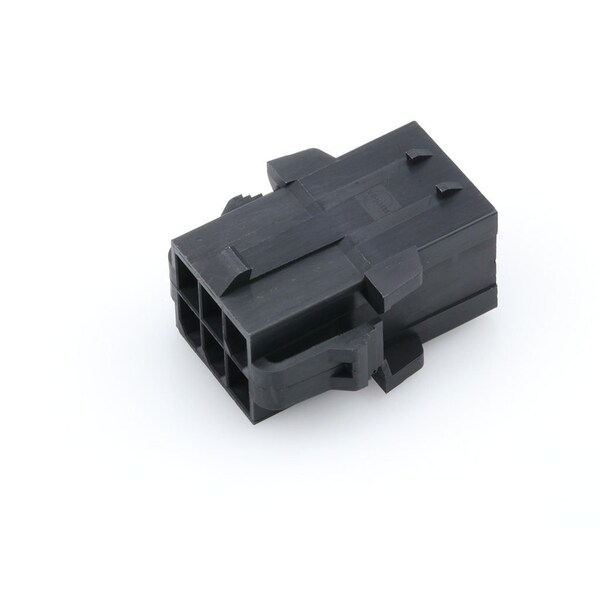 Molex Mini-Fit Sigma Plug Housing, 4.20Mm Pitch, Dual Row, Panel Mount, Ul 94V-0 - 1727673006