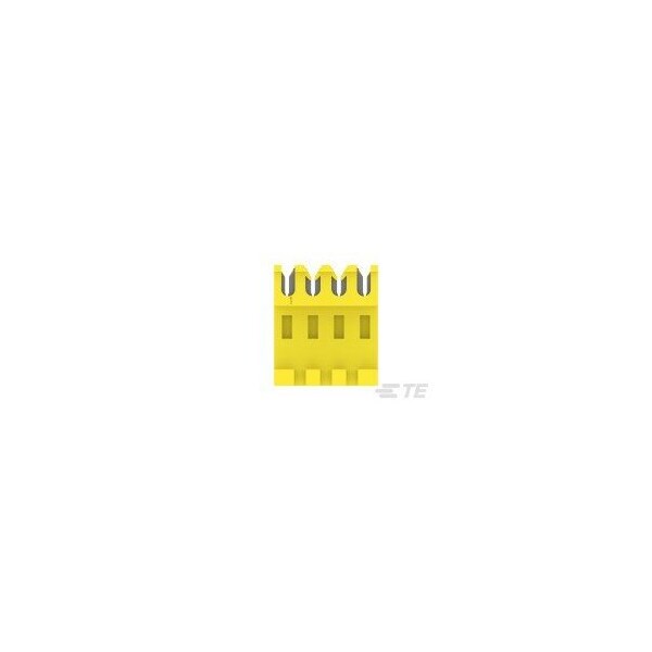 Te Connectivity Headers & Wire Housings Feed Thru Wo Tab 4P L.R. Yellow 20 Awg - 3-640600-4