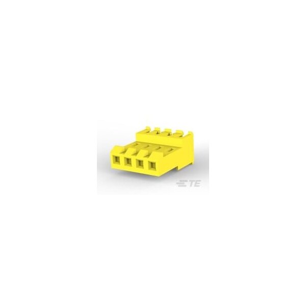 Te Connectivity Headers & Wire Housings Feed Thru Wo Tab 4P L.R. Yellow 20 Awg - 3-640600-4