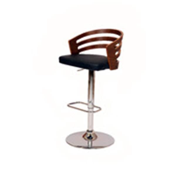Powerplay Armen Art Furniture Adele Swivel Barstool In Black Pu - PO165817