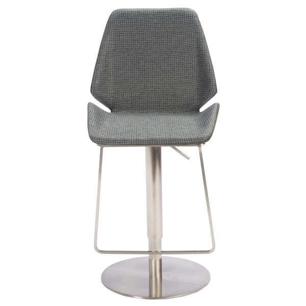 Safavieh Pierro Gas Lift Bar Stools, Grey & Gold - BST3005B