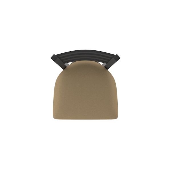 Holland Bar Stool Co 30" Stationary Bar Stool, Black Wrinkle, Rein Thatch Seat - 40030BW026
