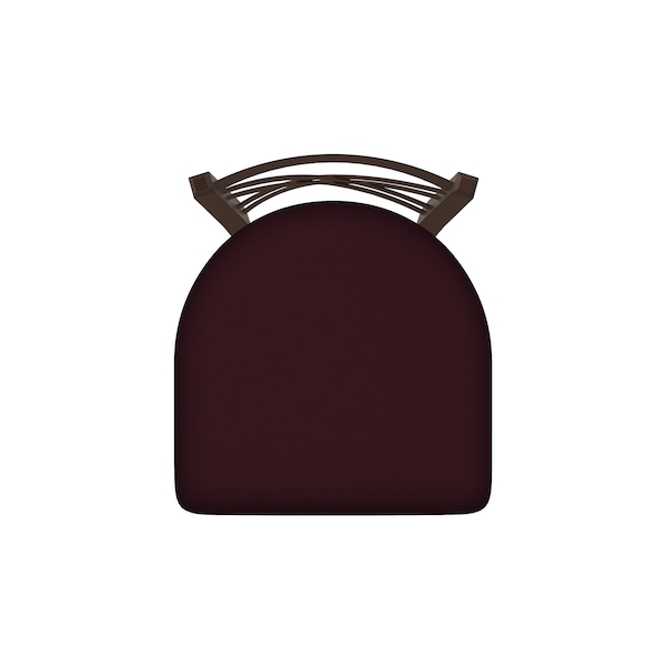 Holland Bar Stool Co 30" Swivel Bar Stool, Bronze Finish, Canter Bordeaux Seat - 82030BZ005