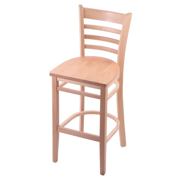 Holland Bar Stool Co 30" Bar Stool, Natural Finish, Natural Seat - 314030NATNAT