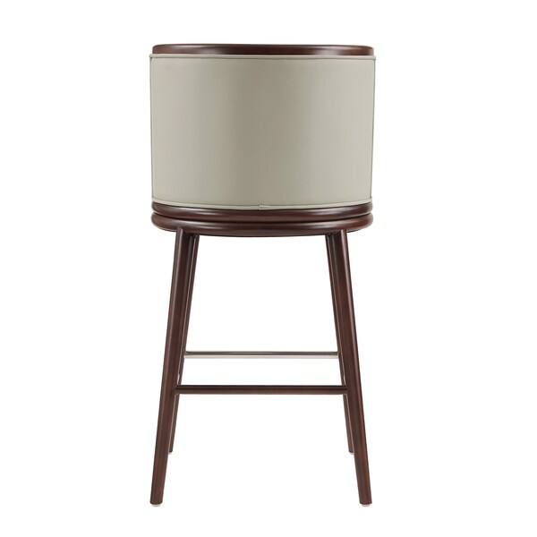 Manhattan Comfort Evalyn Barstool in Stone - Set of 2 - 2-BS024-ST