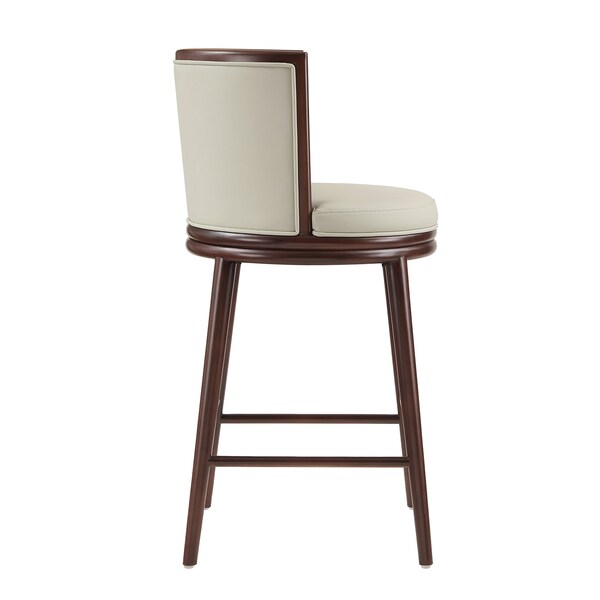 Manhattan Comfort Evalyn Barstool in Stone - Set of 2 - 2-BS024-ST